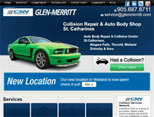 Tablet Screenshot of glenmerritt.com